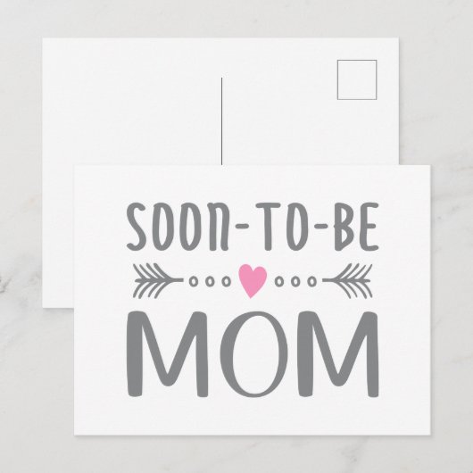 Einfache Mutter-Kind-Mama | Postkarte (Vorne/Hinten)