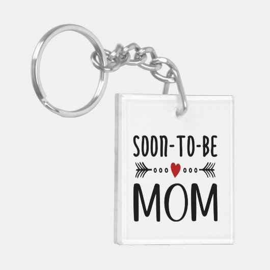 Einfache Mutter-Kind-Mama | SCHLÜSSELANHÄNGER (Vorderseite links)