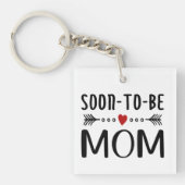 Einfache Mutter-Kind-Mama | SCHLÜSSELANHÄNGER (Vorderseite)