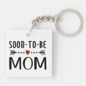 Einfache Mutter-Kind-Mama | SCHLÜSSELANHÄNGER (Rückseite)