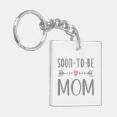 Einfache Mutter-Kind-Mama | SCHLÜSSELANHÄNGER (Vorderseite links)