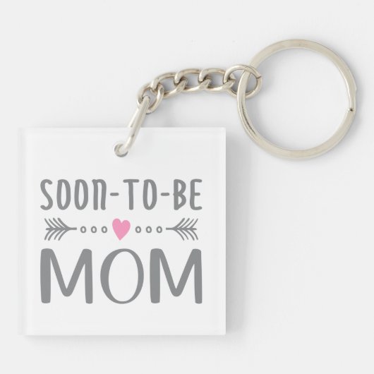 Einfache Mutter-Kind-Mama | SCHLÜSSELANHÄNGER (Rückseite)