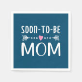 Einfache Mutter-Kind-Mama | Serviette (Vorderseite)