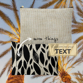 Einfache Muttertag Minimale Druckausschnitt Nähtas Zubehörtasche