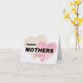 Einfache Muttertagskarte mit Herz Karte (Gelbe Blume)