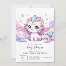 Einfache Mythische Dragon Baby-Dusche