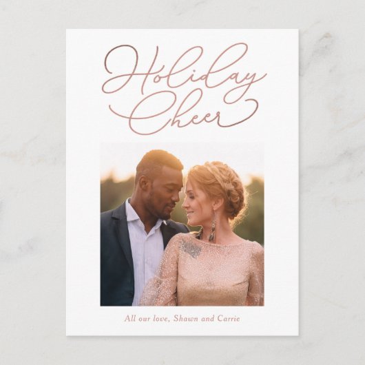 Einfache Nachricht EDITABLE FARBURG Postkarte (Vorderseite)