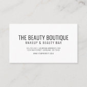 Einfache nächste Ernennung Visitenkarte (Vorderseite)