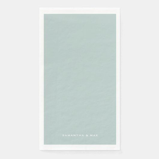 Einfache Namen des Meeres Moderne Gäste Serviette (Vorderseite)