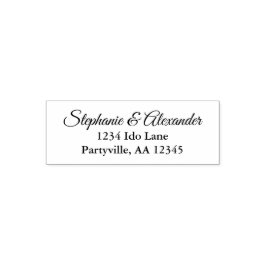 Einfache Namensadresse Permastempel