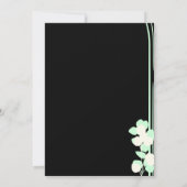 einfache Natur Einladung (Rückseite)