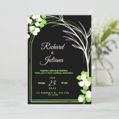 einfache Natur Einladung (Stehend Vorderseite)