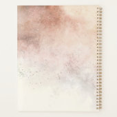Einfache natürliche Auburn Earth Tones Planer (Rückseite)