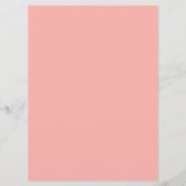 Einfache Nautic Anchor-Hochzeit | Korallen Menükarte (Rückseite)