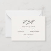 Einfache Navy Blue Light Orange Mitteilungskarte (Vorderseite)