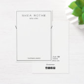 Einfache Nekklace Bracelet Juwelier Display Card (Schreibtisch)