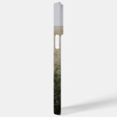 Einfache, neu verheiratete Foto Monogram Name Case-Mate iPhone Hülle (Rückseite / Rechts)