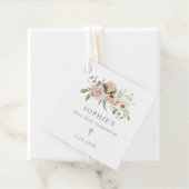 Einfache neutrale Blume Erste Kommune Geschenkanhänger (Beispiel)