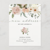 Einfache neutrale Boho-Blüte | Ankündigung der Bef (Vorderseite)