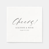 Einfache, neutrale, individuell angepasste Gejamme Serviette (Vorderseite)