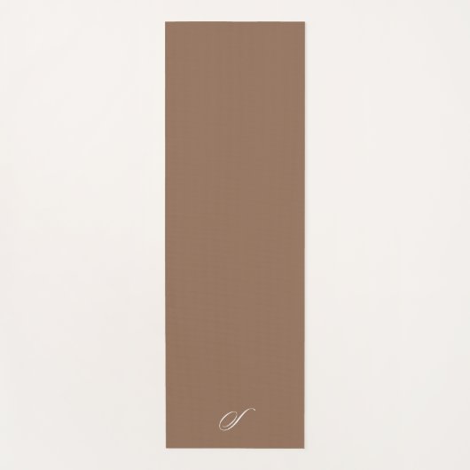 Einfache, neutrale Minimalistische Kaffeemaschine Yogamatte (Vorderseite)