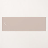 Einfache, neutrale Minimalistische Taubenübung Yogamatte (Vorderseite (Horizontal))