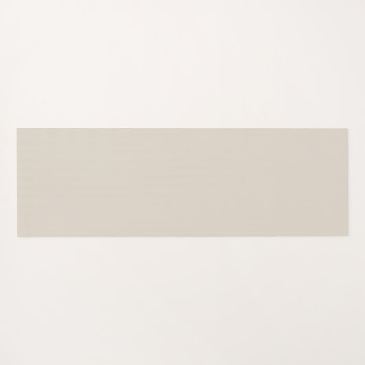 Einfache, neutrale Minimalistische Übung in Beige Yogamatte (Rückseite (Horizontal))