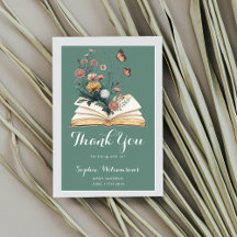 Einfache New Chapter Storybook Blumen Baby Shower