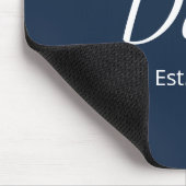 Einfache New Dad Classic Navy Blue Mousepad (Ecke)