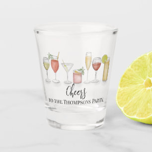 Einfache Niedlich Cheers Whimsical Cocktail Drinks Schnapsglas