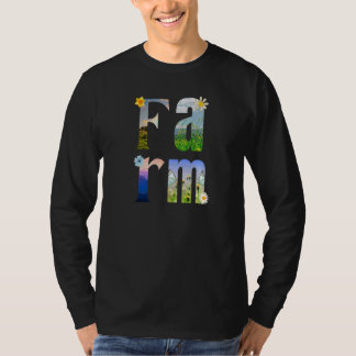 Einfache Niedliche Blume und landwirtschaftliche G T-Shirt