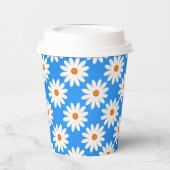 Einfache Niedliche Blumendärme Pappbecher (Links)