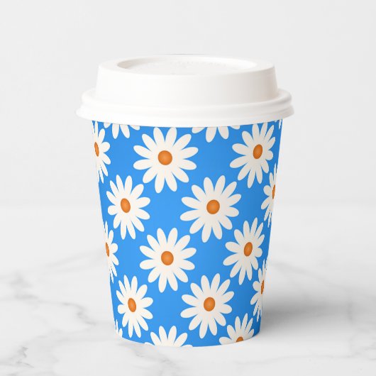 Einfache Niedliche Blumendärme Pappbecher (Links)