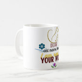 Einfache Niedliche Cat Mama Mütter Tagesgeschenk Kaffeetasse (Vorderseite Links)