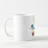 Einfache Niedliche Cat Mama Mütter Tagesgeschenk Kaffeetasse (Links)