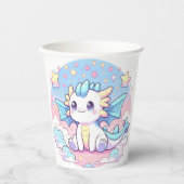Einfache Niedliche Dragon Baby-Dusche Pappbecher (Vorderseite)
