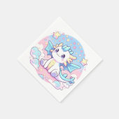 Einfache Niedliche Dragon Baby-Dusche Serviette (Ecke)