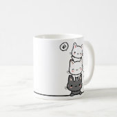 Einfache Niedliche Dreibettzimmer Charme Traumsaub Kaffeetasse (VorderseiteRechts)