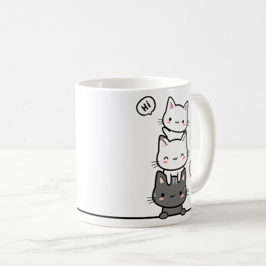 Einfache Niedliche Dreibettzimmer Charme Traumsaub Kaffeetasse (VorderseiteRechts)