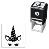 Einfache Niedliche Einhorn-Silhouette Permastempel (Beispiel)