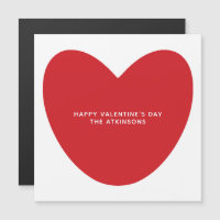 Einfache niedliche Herzkarte am Valentinstag