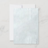 Einfache Niedliche Kleine Gentleman Babydusche For Dankeskarte (Rückseite)