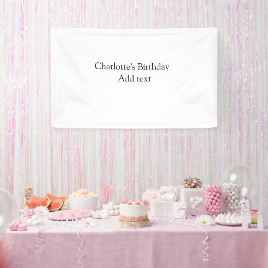 Einfache niedliche Kleinkinder mit minimaler Kinde Banner (Party)