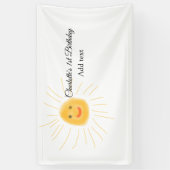 Einfache niedliche Kleinkinder mit minimaler Kinde Banner (Vertikal)