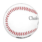 Einfache niedliche Kleinkinder mit minimaler Kinde Baseball (Vorderseite Links)