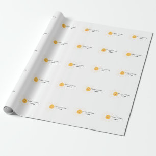 Einfache niedliche Kleinkinder mit minimaler Kinde Geschenkpapier