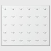 Einfache niedliche Kleinkinder mit minimaler Kinde Geschenkpapier (Flach)