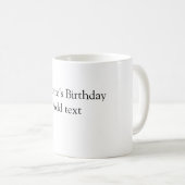 Einfache niedliche Kleinkinder mit minimaler Kinde Kaffeetasse (VorderseiteRechts)
