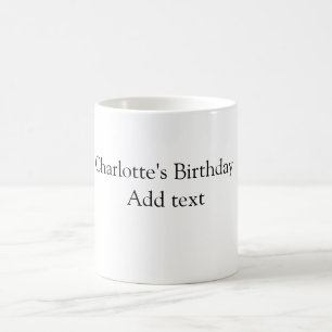 Einfache niedliche Kleinkinder mit minimaler Kinde Kaffeetasse