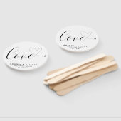 Einfache Niedliche Liebe Herzenshochzeit Fächer (Non-assembled)